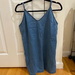 Cute denim mini dress